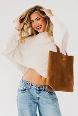 509 Broadway Dawn Suede Carryall Tote