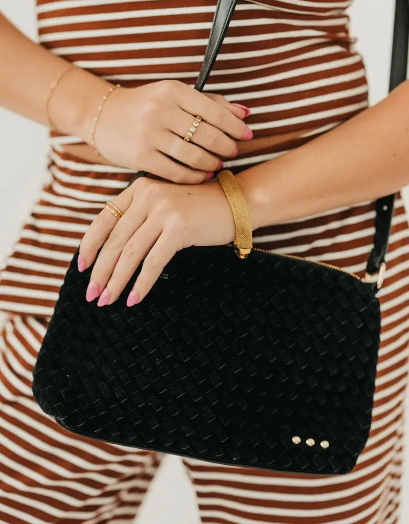 509 Broadway Suede Harper Hobo Shoulder Bag