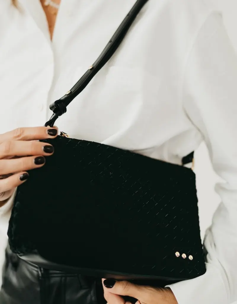 509 Broadway Suede Harper Hobo Shoulder Bag