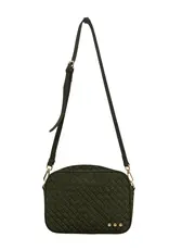 509 Broadway Suede Woven Willow Camera Crossbody