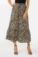509 Broadway Ruffle Maxi Skirt