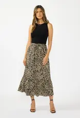 509 Broadway Ruffle Maxi Skirt