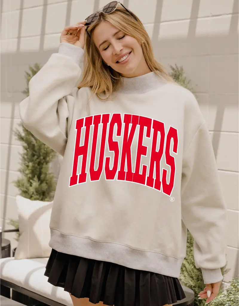 509 Broadway Nebraska Tall Boy Reversible Mock Neck