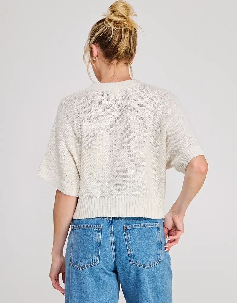 509 Broadway Short Sleeve Sweater Top