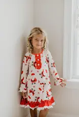 509 Broadway Girls Santa Lounge Gown