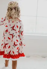 509 Broadway Girls Santa Lounge Gown