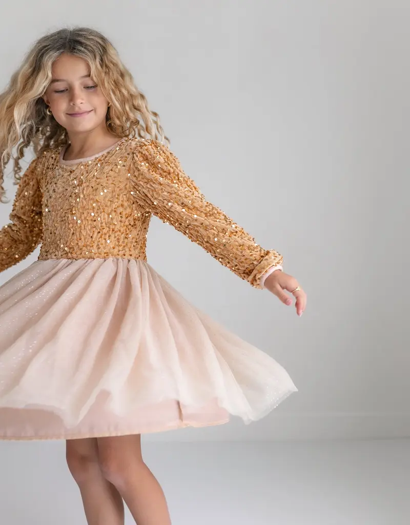 509 Broadway Girls Sequin Dress