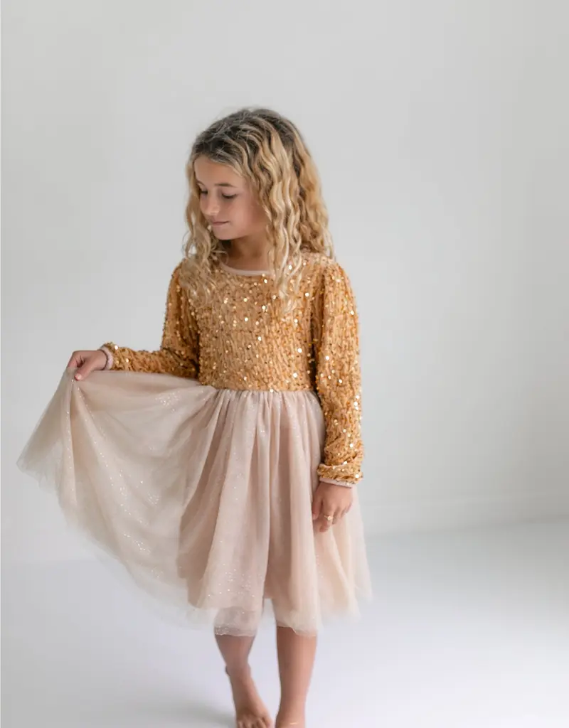 509 Broadway Girls Sequin Dress