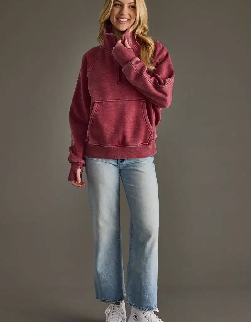 509 Broadway Quarter Zip Sweatshirt