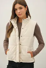 509 Broadway Corduroy Puffer Vest