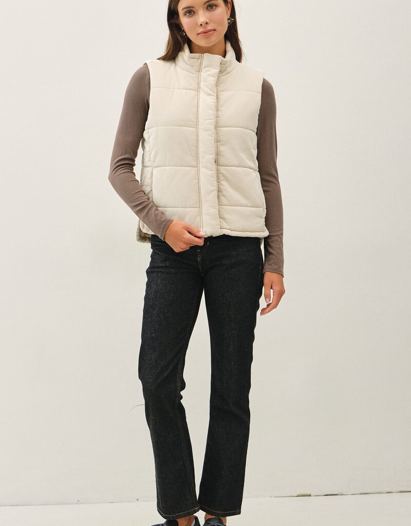 509 Broadway Corduroy Puffer Vest