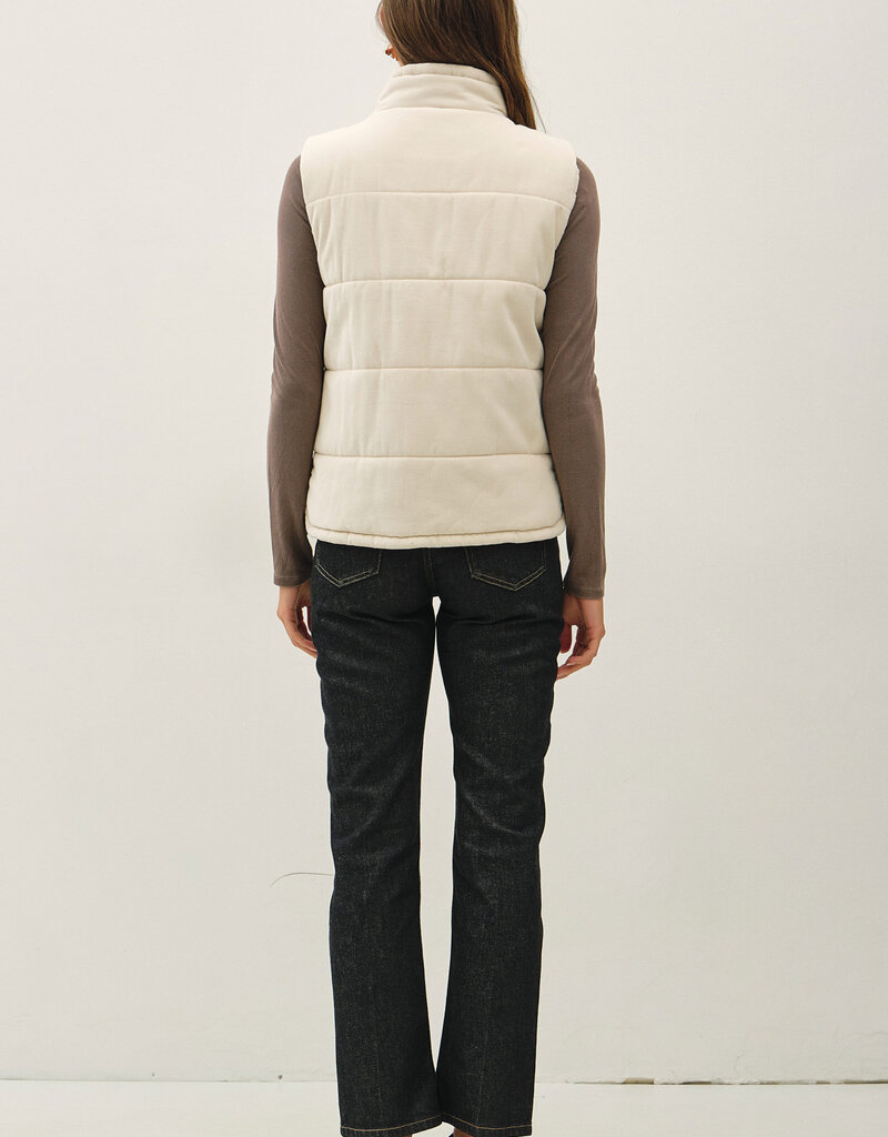 509 Broadway Corduroy Puffer Vest