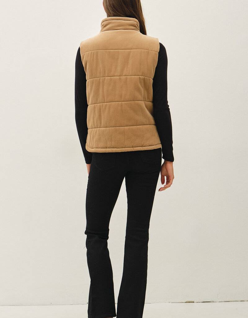 509 Broadway Corduroy Puffer Vest