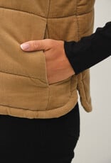 509 Broadway Corduroy Puffer Vest