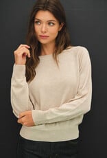 509 Broadway Easy Raglan Loose Fit Sweater Top