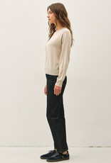 509 Broadway Easy Raglan Loose Fit Sweater Top
