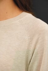 509 Broadway Easy Raglan Loose Fit Sweater Top