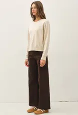509 Broadway Crewneck Crop Sweater