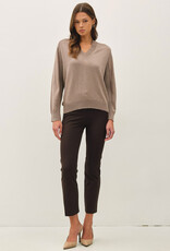 509 Broadway Deep V Lightweight Sweater