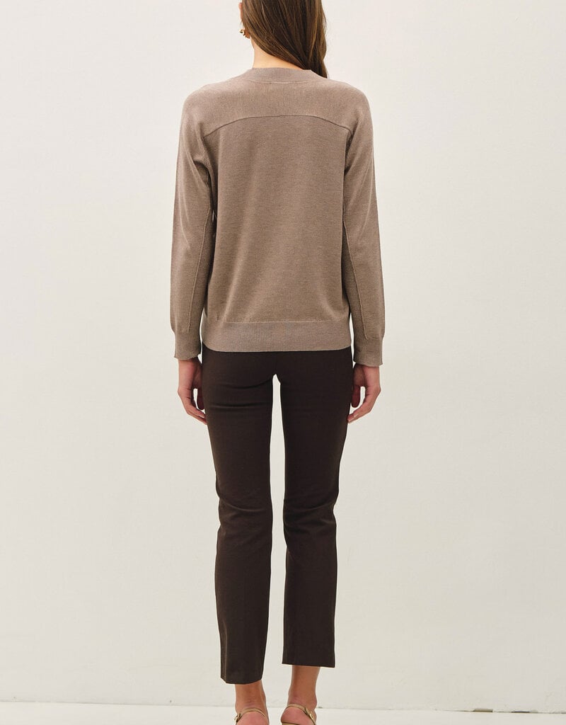 509 Broadway Deep V Lightweight Sweater