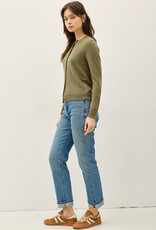 509 Broadway Classic Cut Button Down Cardigan