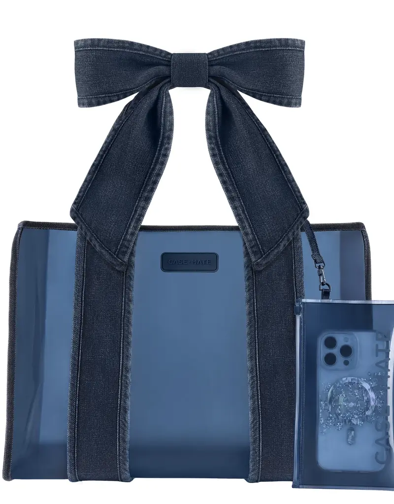Case Mate Case-Mate Denim Bow Jelly Tote Bag