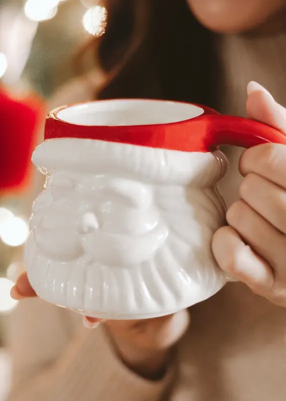 Sweet Water Decor Red Santa Coffee Mug