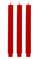 Sweet Water Decor Red Taper Candles Set