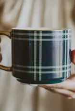 Sweet Water Decor Navy Plaid Coffee Mug