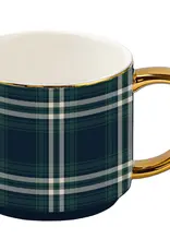 Sweet Water Decor Navy Plaid Coffee Mug