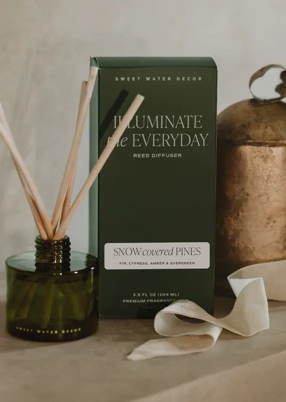 Sweet Water Decor Reed Diffuser |Snow Covered Pines|
