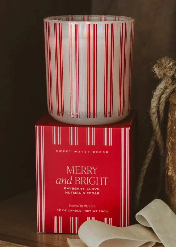 Sweet Water Decor Merry & Bright Soy Candle