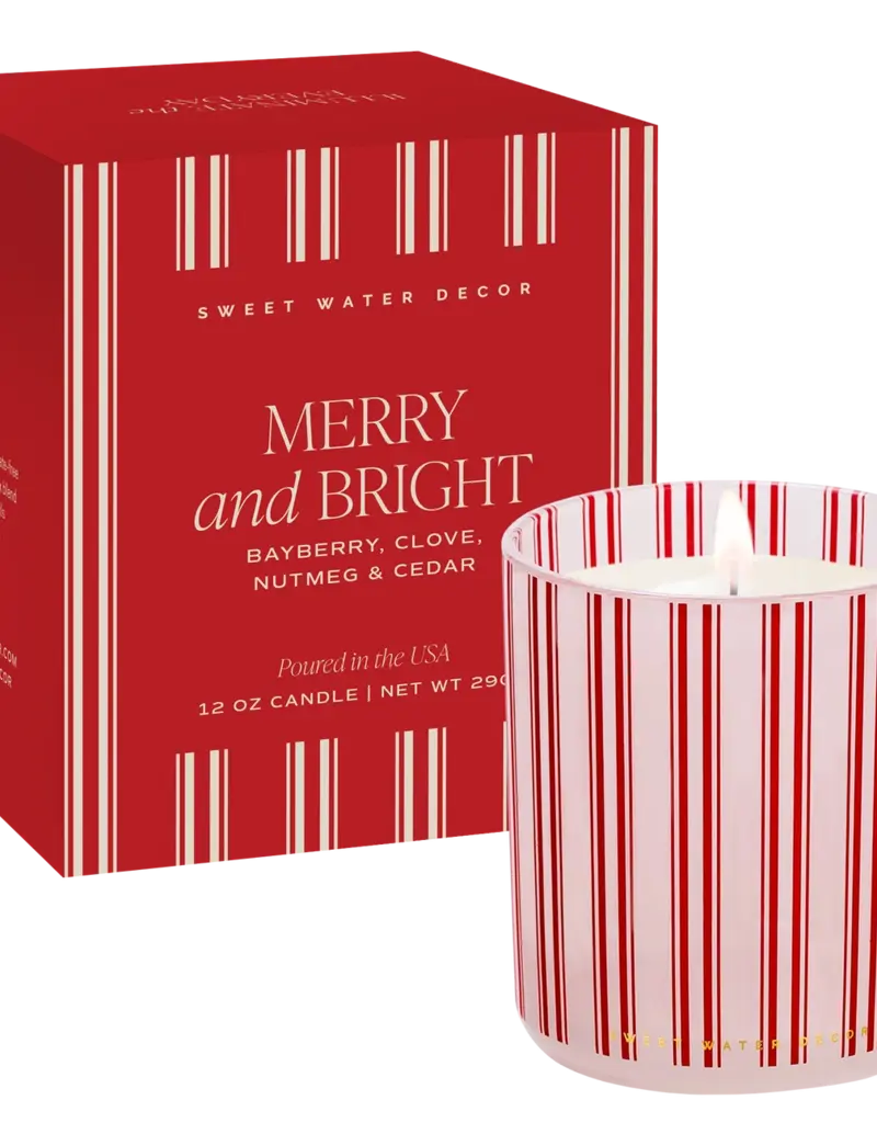 Sweet Water Decor Merry & Bright Soy Candle