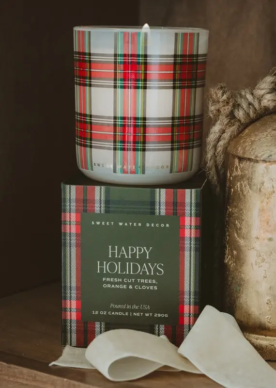 Sweet Water Decor Happy Holiday Soy Candle