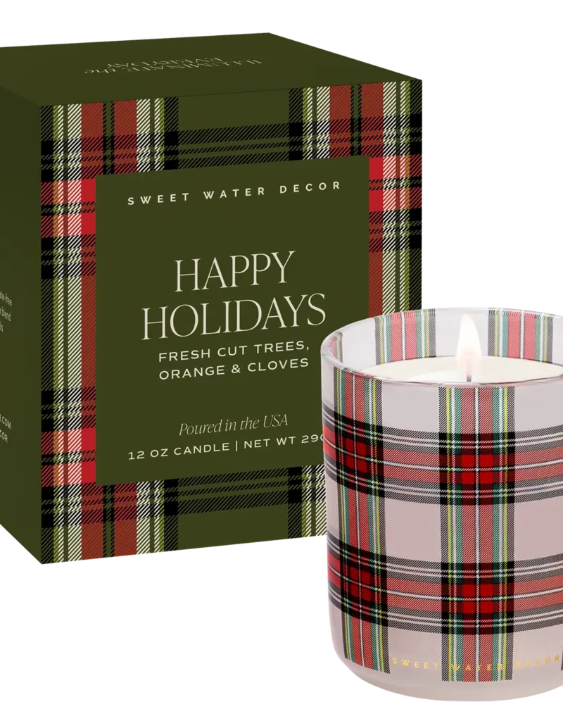 Sweet Water Decor Happy Holiday Soy Candle