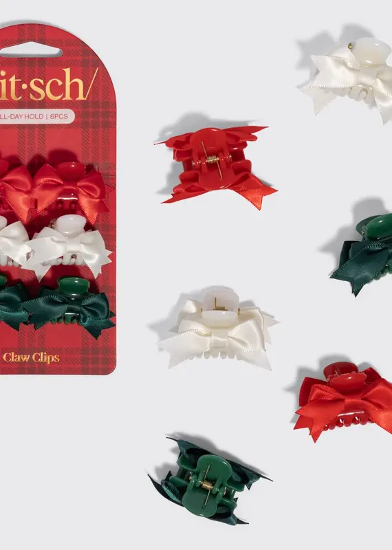 Kitsch Mini Claw Clip Set Holiday