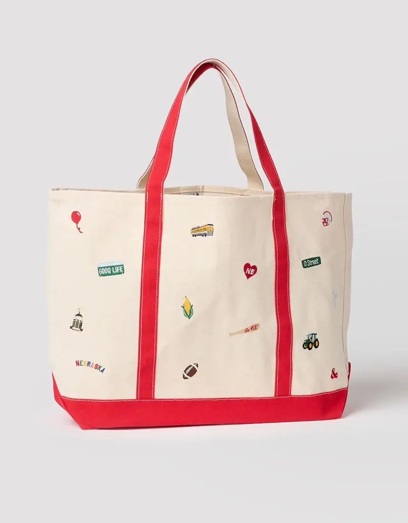 509 Broadway Nebraska Icons Tote