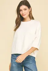 509 Broadway Soft Knit S/S Sweater
