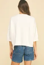 509 Broadway Soft Knit S/S Sweater