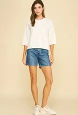 509 Broadway Soft Knit S/S Sweater
