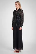 509 Broadway Star Pattern Blouse