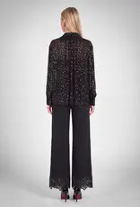 509 Broadway Star Pattern Blouse
