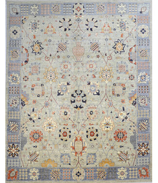 Shabahang Rugs Waukesha Hand Knotted Fine Wool Bijar Round