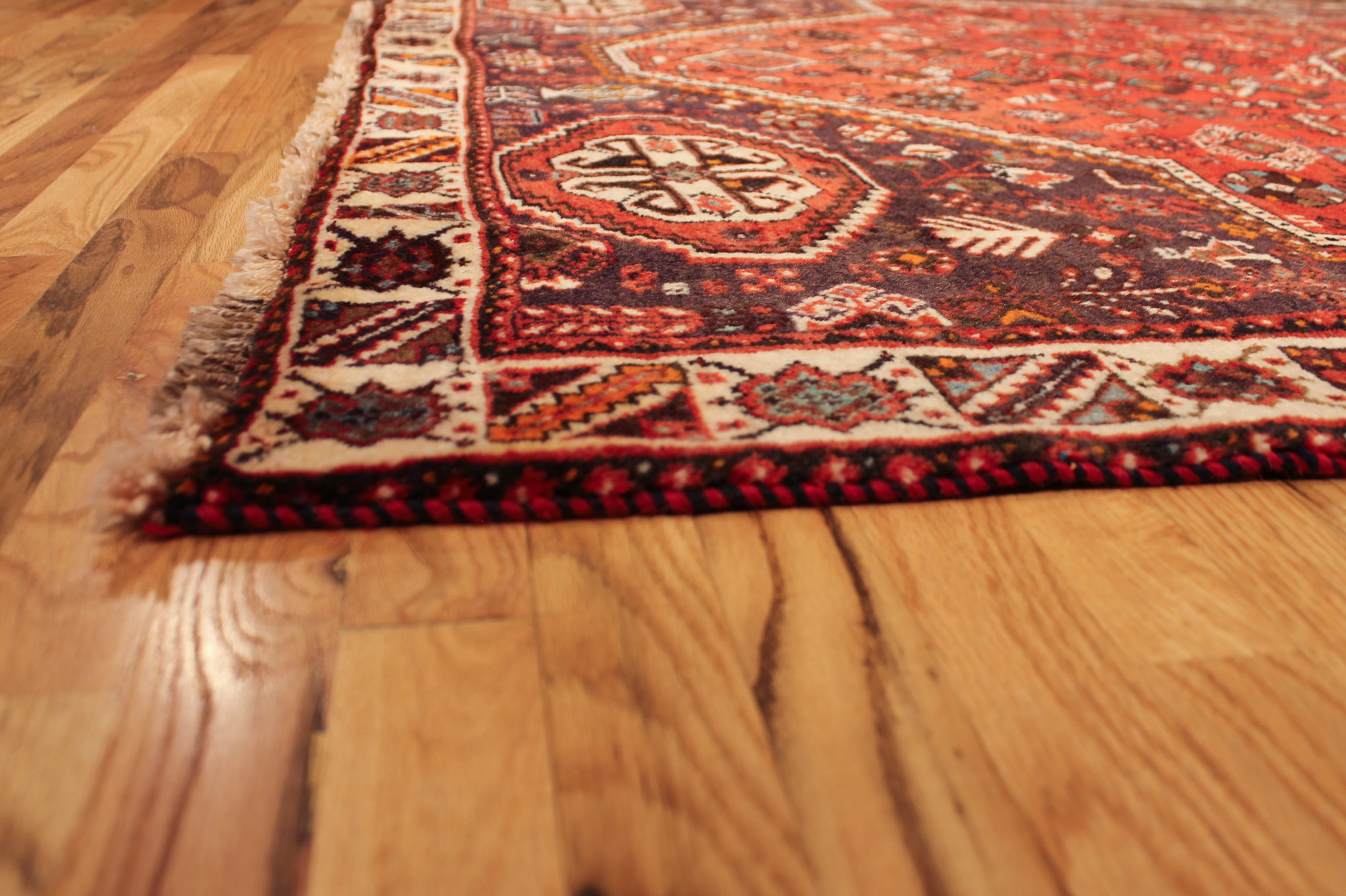 Fine Hand Knotted Shiraz Tribal Rug 5'7 X 8'7 Carpet Shabahang Rug