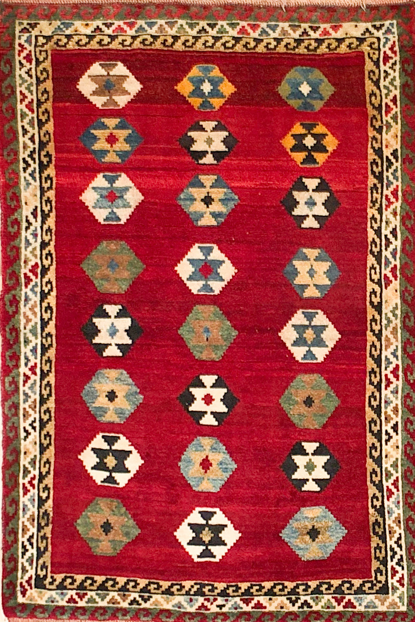 Shabahang Rug Gallery Fine Hand Knotted Shiraz Tribal 3'3 X 5'5