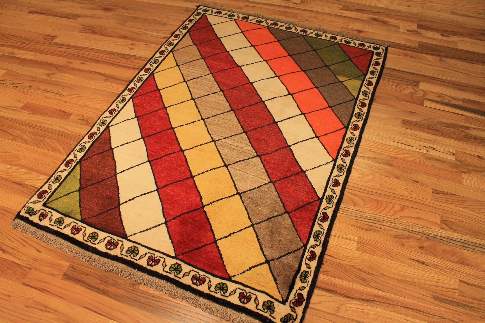 Shabahang Rug Gallery Fine Hand Knotted Shiraz Tribal 3'7 X 5 Carpet