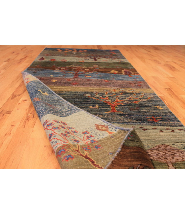 Gabeh Fine Hand Knotted Orgainc Dye Gabeh Rug 2'5 X 9'7