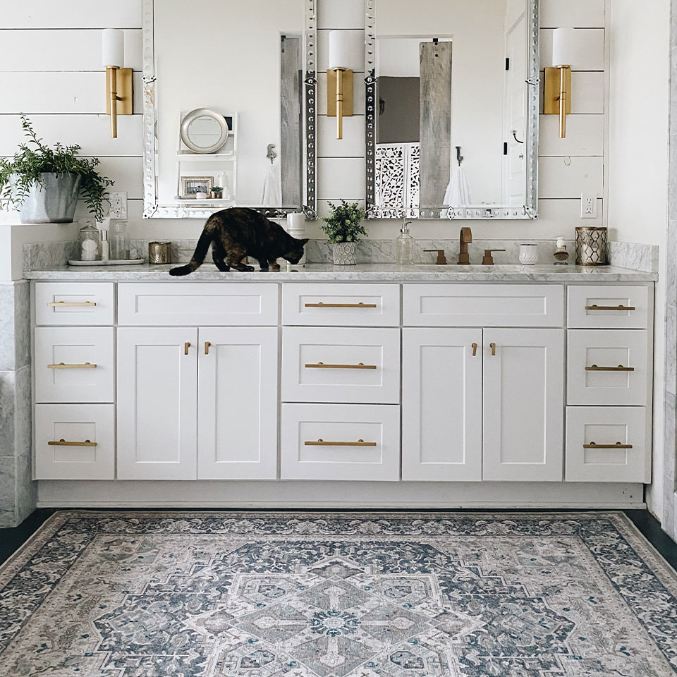 Bathroom rug ideas: 10 ways to use rugs in a bathroom