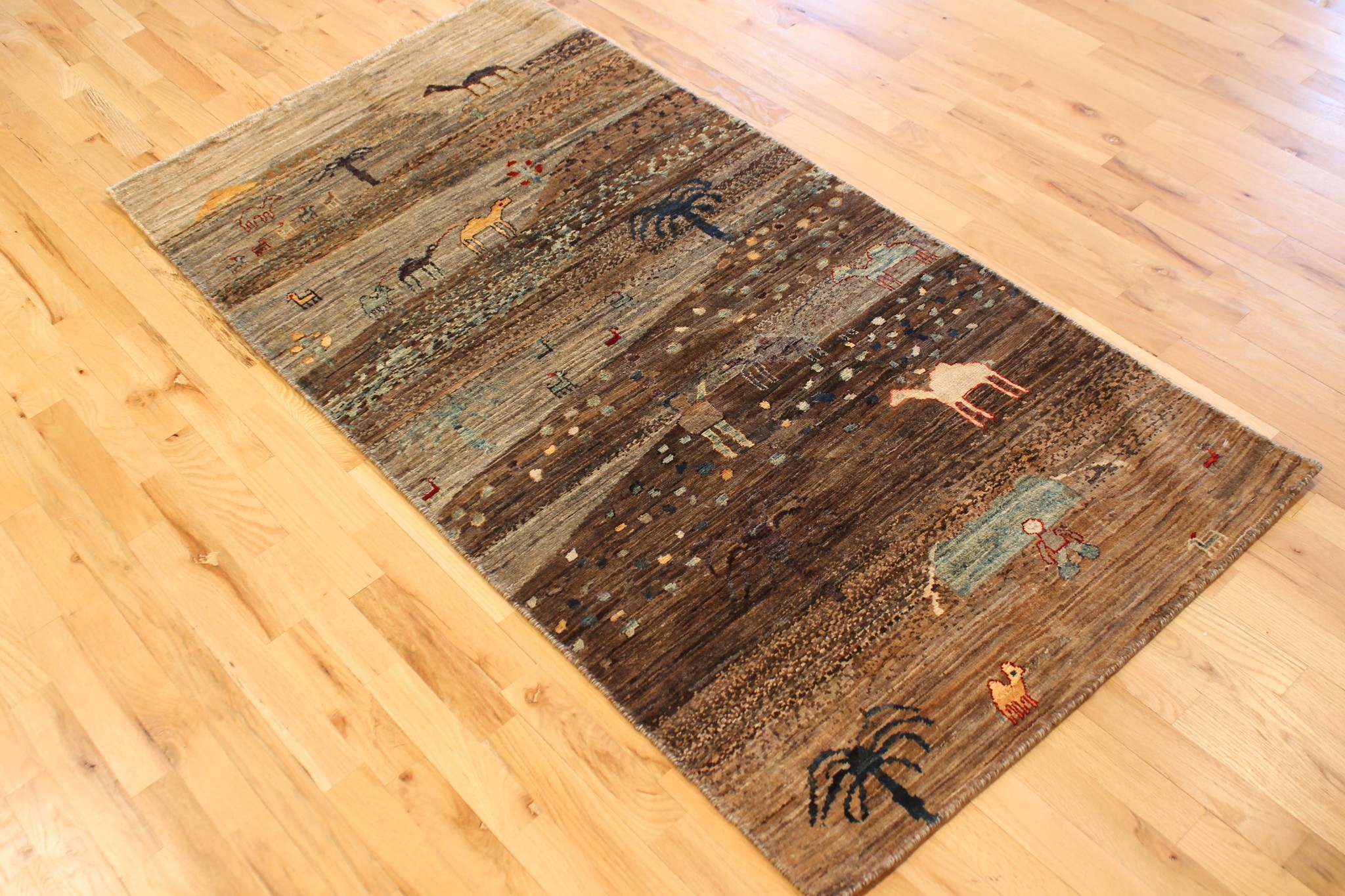 Shabahang Rugs Waukesha Hand Knotted Fine All Wool Gabeh Rug 2'8 X 5'7