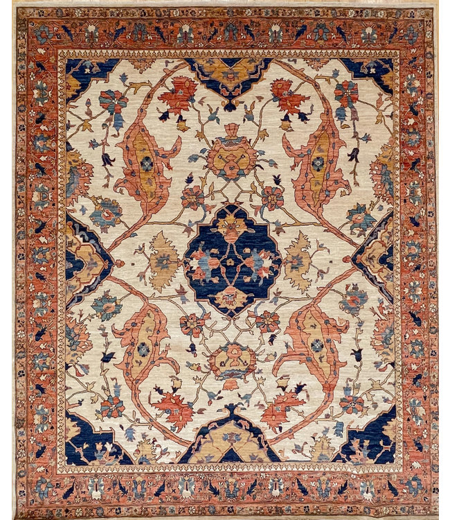 Shabahang Rugs Waukesha Hand Knotted Fine Wool Bijar Rug 8'6 X 10'3 ...
